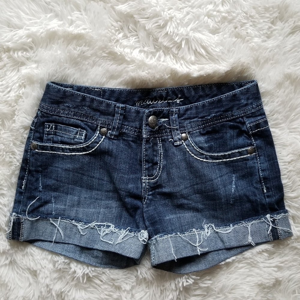 Denim shorts